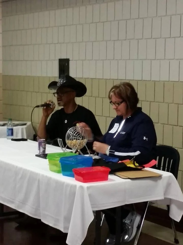 Bingo night hosted with Peak Party Rentals equipment
